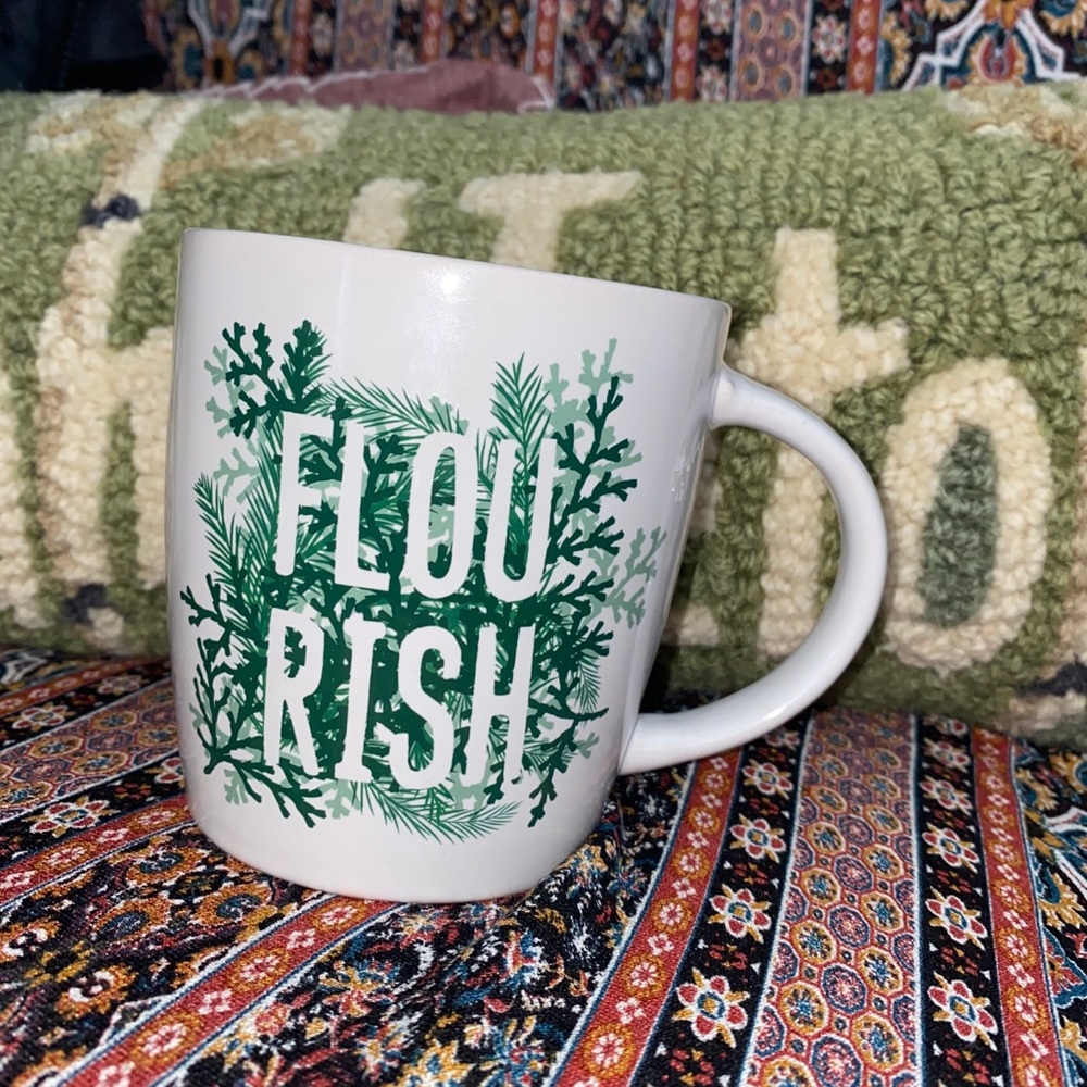 {Starbucks} flourish greenery 12oz mug